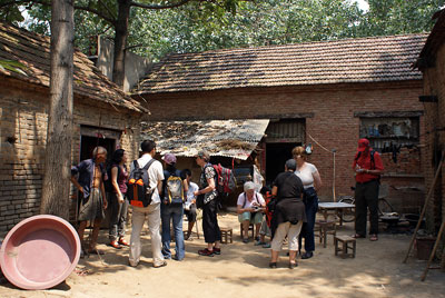 A typical village home.